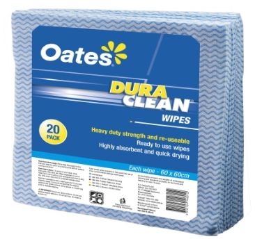 Other view of Heavy Duty Wipes Roll - Blue - 60 x 60 cm - 20/Pack - HW-060-B - Duraclean® - Oates