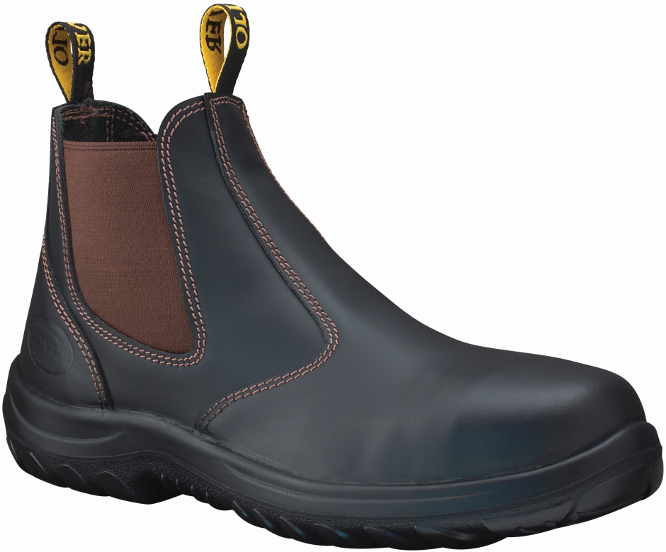 Other view of Oliver - Safety Boots - Mens - Elastic Sided - Poly Urathene Sole - Full Grain Leather - 34-626 - Claret - 12 - 9320922562785