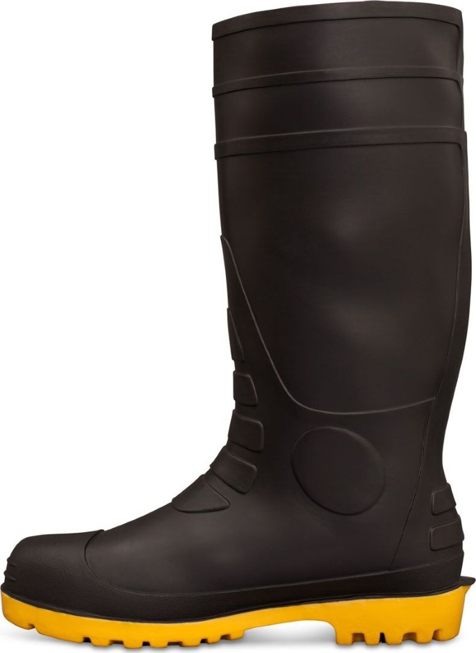 Other view of Oliver - Safety Gumboots - Mens - Kings -Anti-Static - PVC - 10-100 - Black/Yellow - Size 11 - 9320922543371