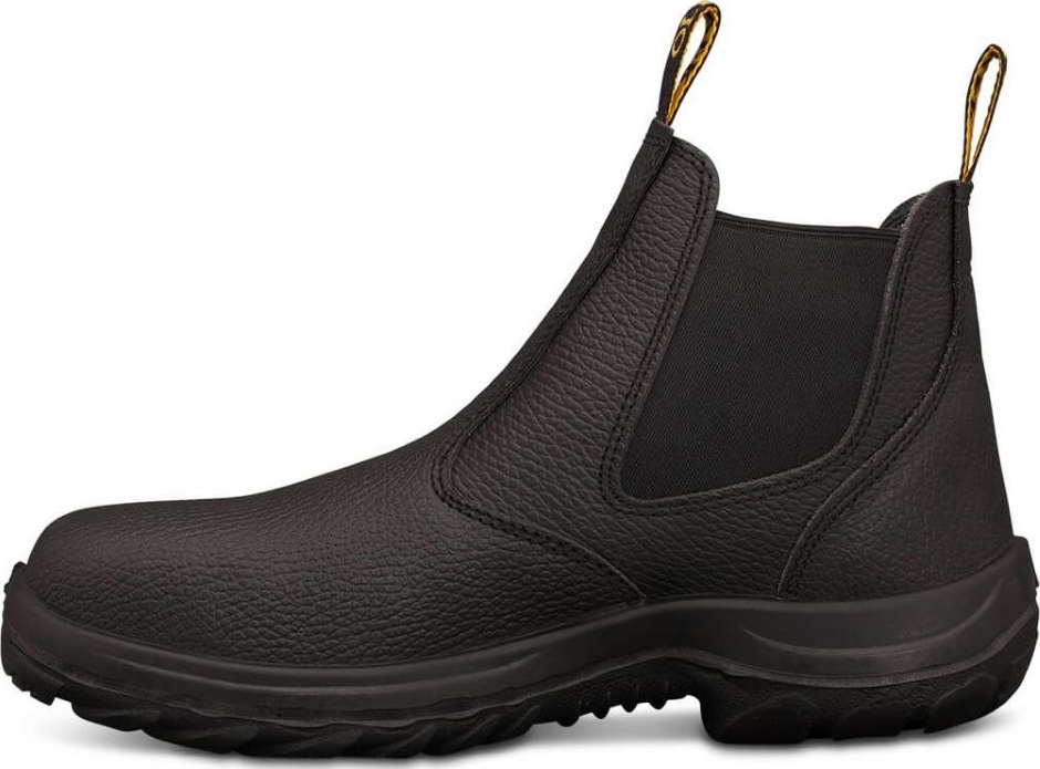 Other view of Men's Safety Boots - Ankle - Elastic-Sided - Leather - Black - Size 9 - WB 34-680 - Oliver