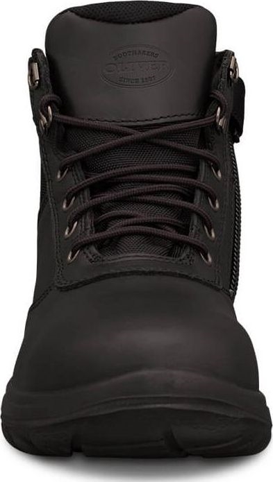 Other view of Oliver - Non Saftey Boots - Zip Lace Up - Full Grain Leather - Dual Density Polyurethane - 26-660 - Black - 5 - 9320922567568