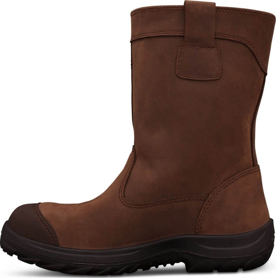 Other view of Oliver - Safety Boots - Mens Rigger - Pull-On - Leather - WB 34-692 - Brown - Size 7.5 - 9320922573095