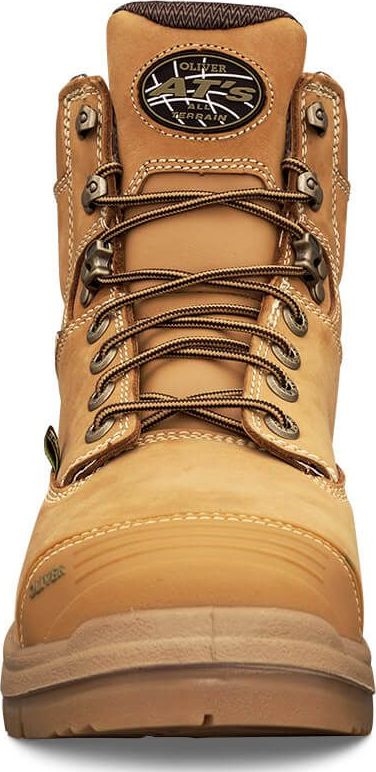 Other view of Oliver - Safety Boots - Ankle - Anti-Static - Metatarsal Guard - Lace Up - Nubuck Leather - 55-336 - Wheat - Size 12 - 9320922577024