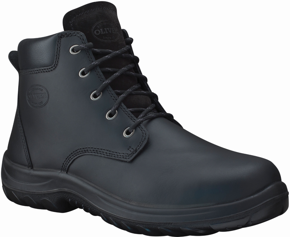 Other view of Oliver - Safety Boots - Mens - Ankle - Lace Up - Full Grain Leather - WB 34-634P - Black - Size 10.5 - 9320922565175