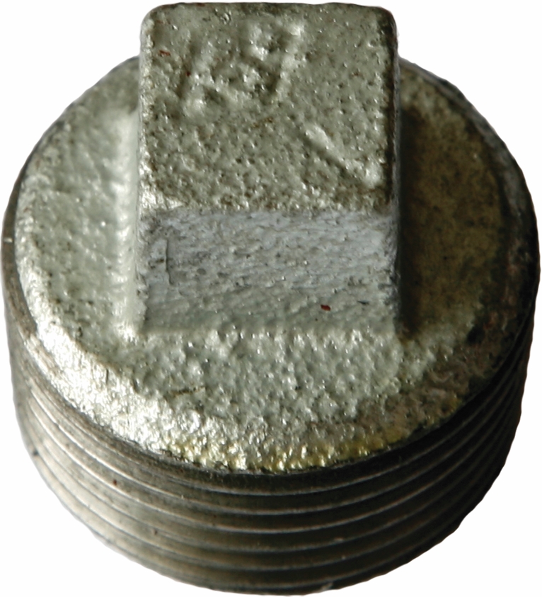 Other view of AAP Hollow Plug - Square Head - Malleable Iron - BSP - Galvanized - 32 Nb - 35.1mm - LP32