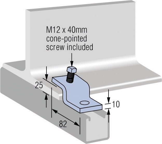 Other view of CLAMP BEAM Z/P Z-TYPE P1379 270KG