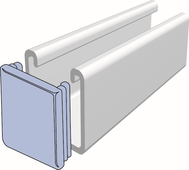 Other view of END CAP PVC P1000/P2000 UNISTRUT P2240