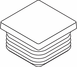 Other view of TUBE INSERT SQUARE ELGATE PCF65 FLAT