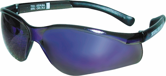 Other view of MSA 229207BS Nullarbor Safety Glasses - Wraparound - Nylon Black Frame -Anti-Scratch Lens - Smoke