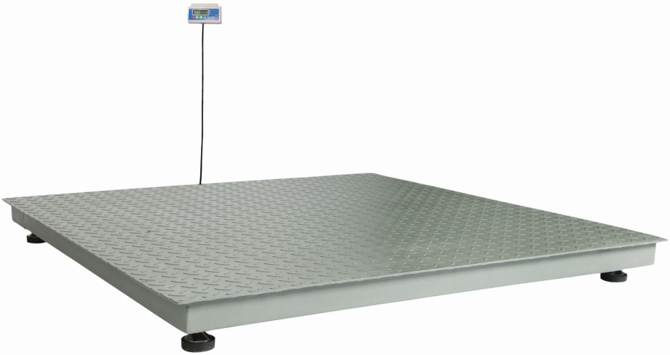 Other view of Platform Scale - LCD Display - 1500 kg x 0.5 kg - 1200 x 1200 x 90 mm - Grey - PRM1500 - Trudec - National Weighing & Instruments - 1/Pack