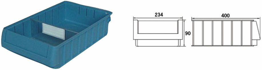 Other view of Storage Bin - PP - D400 x W97 x H110mm - JBS