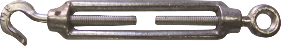 Other view of Bullivants Turnbuckle - Hook & Eye - Galvanised - 6mm