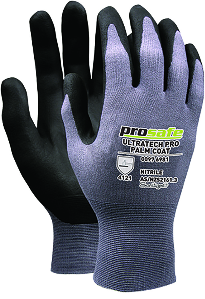 Other view of Prosafe Ultratech Pro W9616P PC General Purpose Gloves - Grey S - Nitrile Dipped Palm