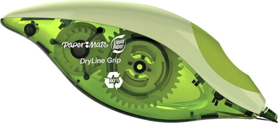 Other view of Correction Tape - Recycled - Green - 8.5 m x 5 mm - Dryline Grip - 1744479 - Liquid Paper - PaperMate®