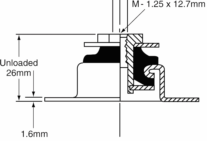 Other view of MOUNT INST PED FRUSTEX S/BLOC FN1620/S2