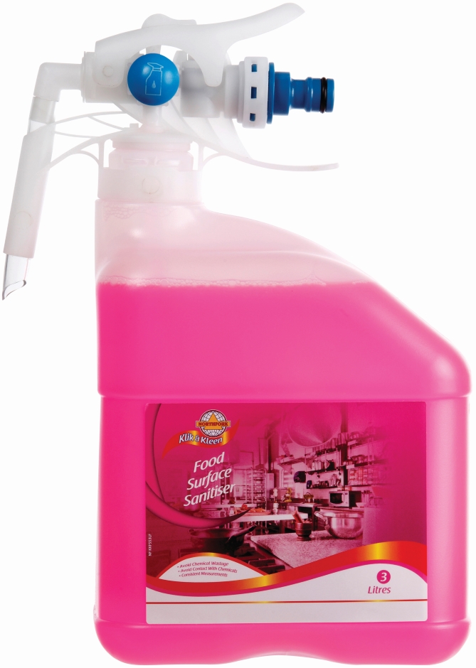 Other view of Klik N Kleen Food Surface Sanitiser - Purple - 3 L - Spray Bottle - 631098300 - KLIK N KLEEN - NORTHFORK