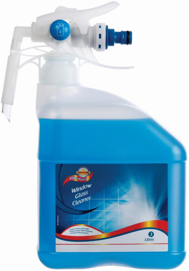 Other view of Window And Glass Cleaner - Clear Light Blue - 3 L - Trigger Bottle - 634018300 - NORTHFORK