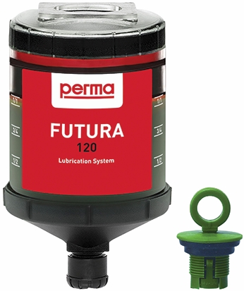 Other view of Single-Point Lubrication System - 120 cu-cm - 1/4" BSP - 3 Months - Green - SF845 - FUTURA - Perma