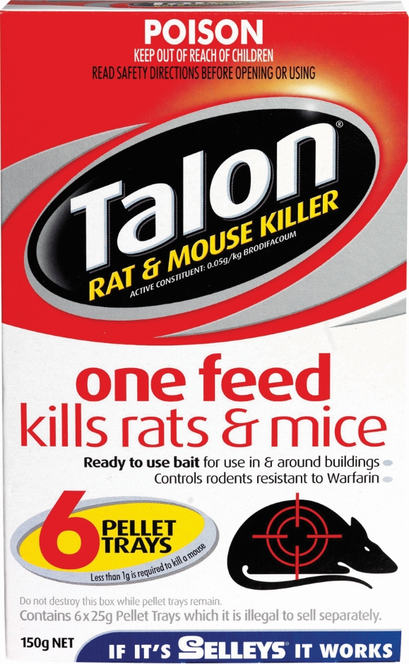 Other view of Rat & Mouse Killer - Bait - 150 g - Wax Pellets - 9322642002848 - Talon - Selleys