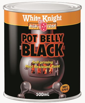 Other view of PAINT POT BELLY WH/KNIGHT BL 500ML