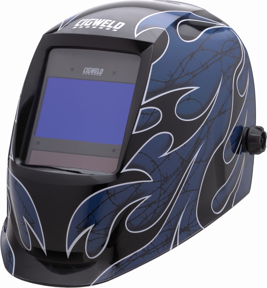 Other view of Welding Helmet - Auto-Darkening - Variable Shade 9-13 - Nylon - Barbed Wire - 454352 - ProPlus + Digital - Cigweld