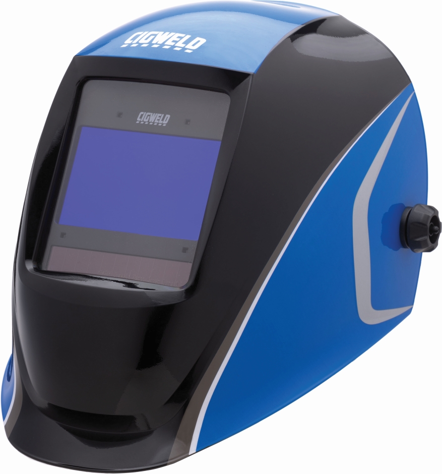 Other view of Welding Helmet - Auto-Darkening - Variable Shade 9-13 - Nylon - Blue - 454350 - ProPlus + Digital - Cigweld