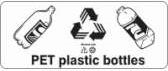 Other view of Safety Sign - Recycling - PET Plastic Bottles - Polyethylene - 450 x 180 mm - Prosafe