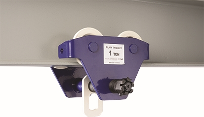 Other view of Bullivants Geared Trolley - Beam Trolleys - Purple - 410 x 610 x 560mm - 10T