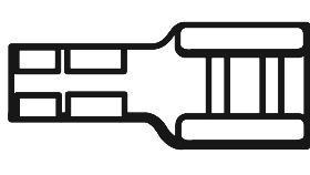 Other view of CONNECTOR QUICK UNINSULATED QCN1.25-6.4