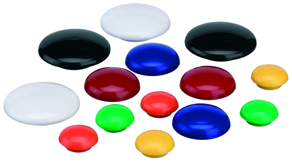 Other view of QUARTET - MAGNETIC BUTTONS - 30MM - RED - 10PK - QTTMB3100