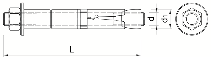 Other view of Safety Plus Anchor SPLBP-16185/50 - RAWLPLUG