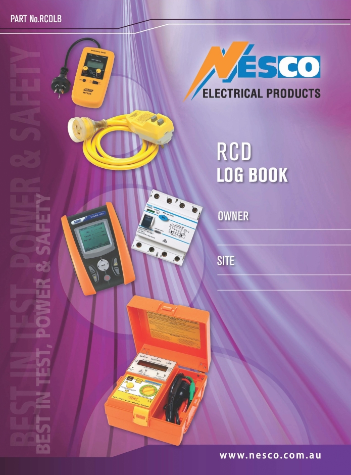 Other view of Nesco RCD Log Book - 100 Pages - ACPRO