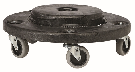 Other view of Drum Dolly - Round - Plastic - Black - 113.4 kg - RFG264000 BLA - Brute® - Rubbermaid