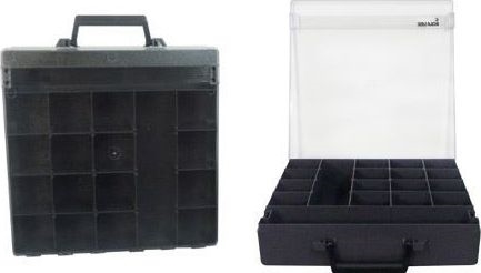 Other view of ROLA-CASE - CASE 6 DIVIDERS, CLEAR LID CHARCOAL