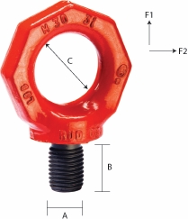 Other view of EYEBOLT RUD RS-M6 GR80 CAP 0.4T