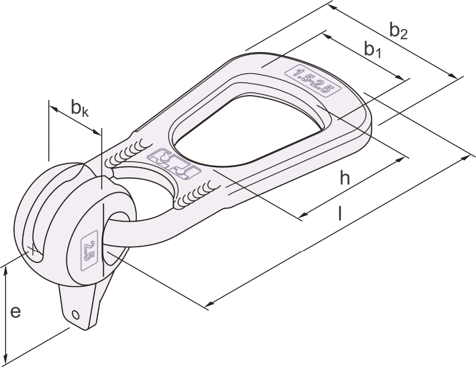 Other view of CLUTCH LIFTING PHILIPP 80-HKD-025 2.5T