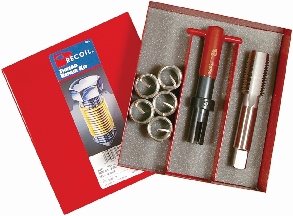 Other view of Standard Wire Thread Repair Kit - 3-Way Manual Coil - 304 Stainless Steel - UNC - 7/8-9 - 33140 - Recoil