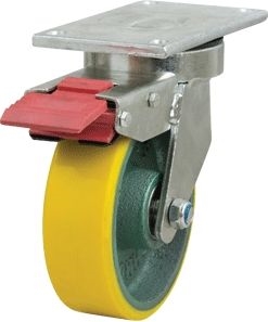 Other view of Plate Castor - Swivel - 500 kg - Polyurethane Tyre - 150 mm - 500 Series - Richmond