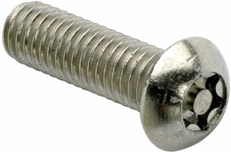 Other view of Security Post Screw - Button Head - Torx Drive - 304 Stainless Steel - M8 x 30 mm - IMS04BTM080030 - Hobson