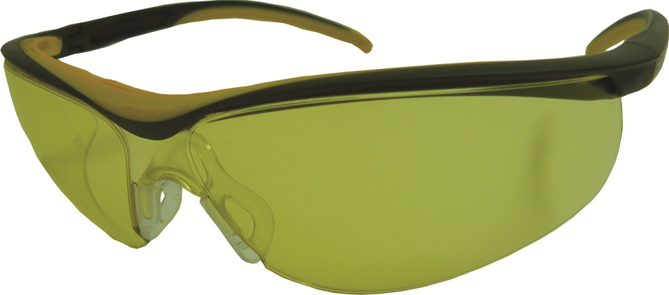 Other view of Spectacles - GT100 - Black/Yellow Frame - Amber Lens - Anti-fog/Anti-scratch Coating - Protector