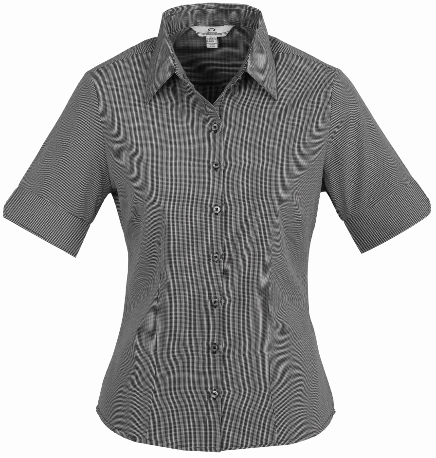 Other view of Ladies Shirt – Polyester - Cotton – Graphite – 8 – S120LS – Signature – Biz Collection