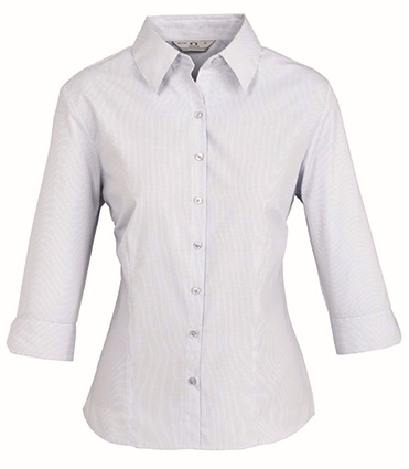 Other view of Ladies Shirt – Polyester - Cotton – Blue – 6 – S120LT – Signature – Biz Collection