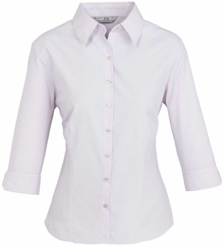 Other view of Ladies Shirt – Polyester - Cotton – Grape – 16 – S120LT – Signature – Biz Collection