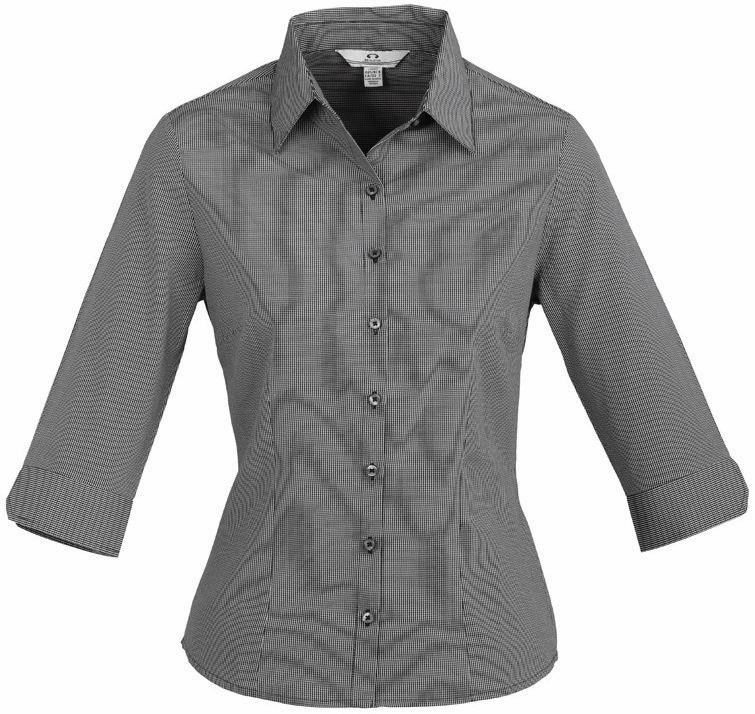 Other view of Ladies Shirt – Polyester - Cotton – Graphite – 20 – S120LT – Signature – Biz Collection