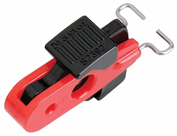 Other view of Miniature Circuit Breaker Lockout - Pin-In Toggle - Red - S2392 - Master Lock