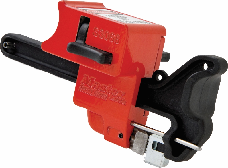 Other view of Ball Valve Lockout - Handle-On Type - Red - S3068 - Seal Tight - Master Lock