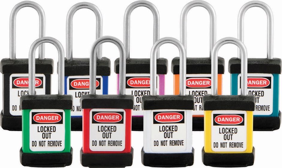 Other view of Safety Padlock - Keyed Different - Thermoplastic - Black - S31 Series - Zenex - Master Lock