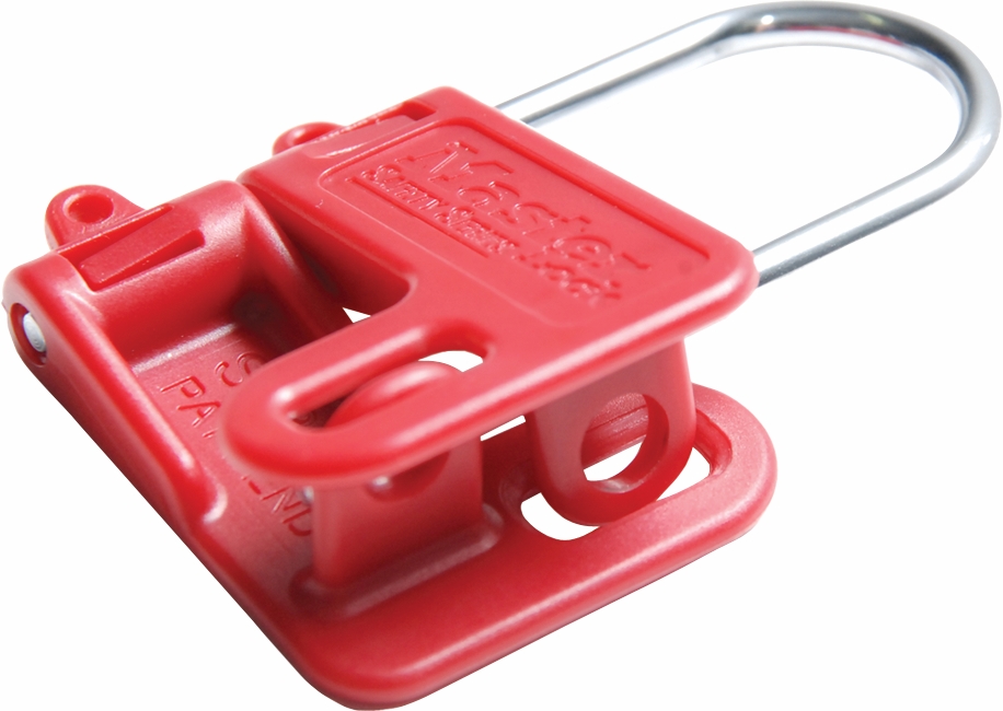 Other view of Safety Lockout Hasp - 2 Padlock - 25 mm Inside Jaw - 9/32" Shackle - Red - S430 - Zenex - Master Lock