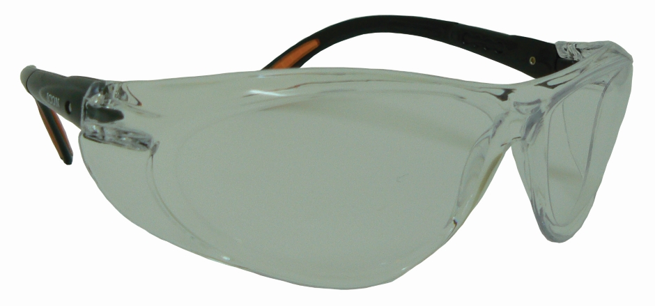 Other view of Safety Spectacles - Polycarbonate Black Frame - Polycarbonate Clear Lens - A/F - S99CC - Icon - Protector