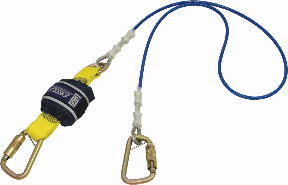 Other view of Fixed Shock Absorbing Wire Cable Lanyard - 2 m Length - Z10207575WR - Force2™